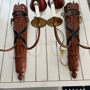 Vintage Maitland Smith Wall Sconces.